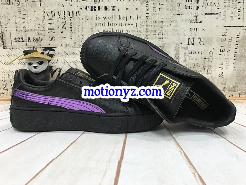 Puma Fenty Rihanna Creeper Low Leather Black Purple